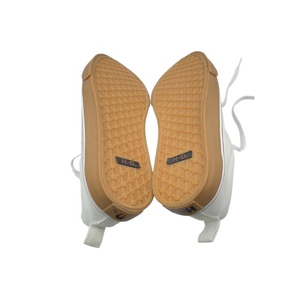 Harley-Davidson Torland Women’s 8 White Canvas Sneakers D84435 - Picture 12 of 12